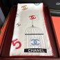 0 Chanel's Letter Birdcage Scarf [Proud] Classic color scheme [Celebration] Fusion of