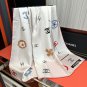 0 Chanel's Letter Birdcage Scarf [Proud] Classic color scheme [Celebration] Fusion of