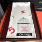 0 Chanel's Letter Birdcage Scarf [Proud] Classic color scheme [Celebration] Fusion of_7591