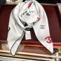 0 Chanel's Letter Birdcage Scarf [Proud] Classic color scheme [Celebration] Fusion of_7591