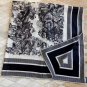 0 Dior Paris Map Gold Size 110 110Double sided same color velvet handkerchiefS