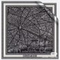 0 Dior Paris Map Gold Size 110 110Double sided same color velvet handkerchiefS_214