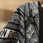 0 Dior Paris Map Gold Size 110 110Double sided same color velvet handkerchiefS_1000