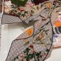 0 Gucci Double sided Two tone Floral Cashmere Scarf~Super uplifting! Advanced femininit_2480