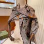 0 Gucci Double sided Two tone Floral Cashmere Scarf~Super uplifting! Advanced femininit_3889