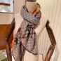 0 Gucci Double sided Two tone Floral Cashmere Scarf~Super uplifting! Advanced femininit_3889