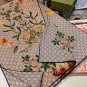 0 Gucci Double sided Two tone Floral Cashmere Scarf~Super uplifting! Advanced femininit_4916