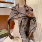 0 Gucci Double sided Two tone Floral Cashmere Scarf~Super uplifting! Advanced femininit_7395