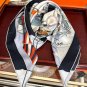 0 Hermes official website synchronized handmade rolled edge silk handkerchief [proud] T
