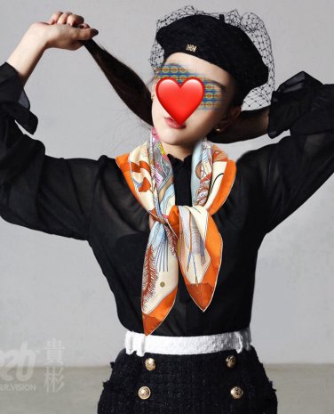 0 Hermes official website synchronized handmade rolled edge silk handkerchief [proud] T_5130