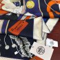 0 Hermes official website synchronized handmade rolled edge silk handkerchief [proud] T_5131