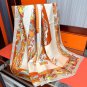 0 High Version 2025 HERMES Heavy [Celebration] A must-have square scarf for ladies and
