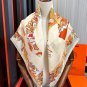 0 High Version 2025 HERMES Heavy [Celebration] A must-have square scarf for ladies and