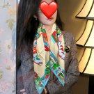 0 High Version 2025 HERMES Heavy [Celebration] A must-have square scarf for ladies and_5167