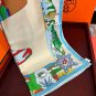 0 High Version 2025 HERMES Heavy [Celebration] A must-have square scarf for ladies and_5167