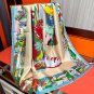 0 High Version 2025 HERMES Heavy [Celebration] A must-have square scarf for ladies and_5167