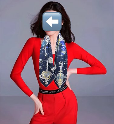 0 High Version 2030 Herm &Atilde;&uml; s [Starry Chorus] 90 Collection Square Scarf pays tribute t_1696