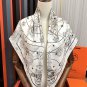 0 High Version 2030 Herm &Atilde;&uml; s [Starry Chorus] 90 Collection Square Scarf pays tribute t_4598