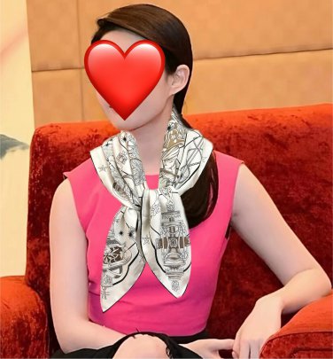 0 High Version 2030 Herm &Atilde;&uml; s [Starry Chorus] 90 Collection Square Scarf pays tribute t_6064