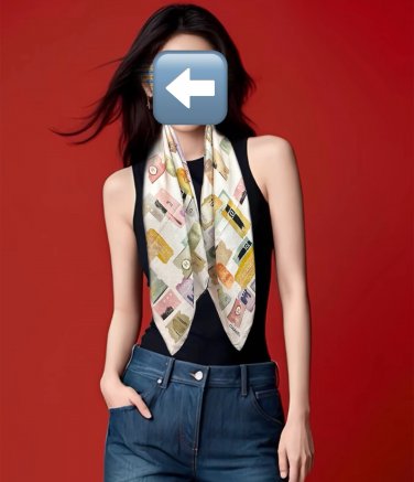 0 high version Chanel 24k stamp square scarf official website synchronization This squa_5595