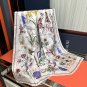 0 High Version Dior [Retro Cross Embroidery] This square scarf is adorned with Christia