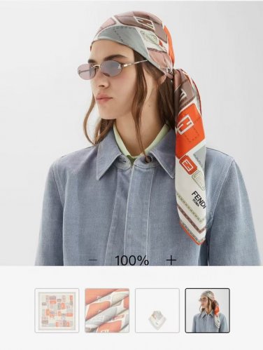 0 High Version FENDI [Celebration] One of the best looking scarves of the year 2025 is_1680