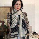 0 is both fashionable and versatile! LV's new vintage long scarf is a great item to enh_6369