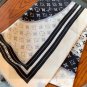 0 is both fashionable and versatile! LV's new vintage long scarf is a great item to enh_6369