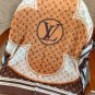 0 is both fashionable and versatile! LV's new vintage long scarf is a great item to enh_6370