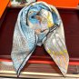 0 New 2025 HERMES Heavy [Celebration] [Natural Animal Forest] Square Towel [Lips] Sleek