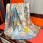 0 New 2025 HERMES Heavy [Celebration] [Natural Animal Forest] Square Towel [Lips] Sleek