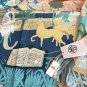 0 New 2025 HERMES Heavy [Celebration] [Natural Animal Forest] Square Towel [Lips] Sleek_608