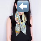 0 New 2025 HERMES Heavy [Celebration] [Natural Animal Forest] Square Towel [Lips] Sleek_2676