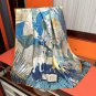 0 New 2025 HERMES Heavy [Celebration] [Natural Animal Forest] Square Towel [Lips] Sleek_2677