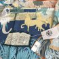 0 New 2025 HERMES Heavy [Celebration] [Natural Animal Forest] Square Towel [Lips] Sleek_2677