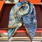 0 New 2025 HERMES Heavy [Celebration] [Natural Animal Forest] Square Towel [Lips] Sleek_6460