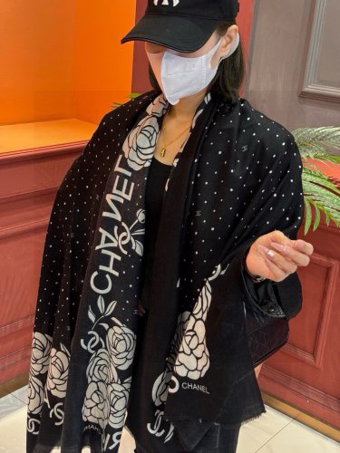 0 new cashmere model Xiaoxiang [Camellia Scarf]~Super uplifting! Advanced femininity!_4977