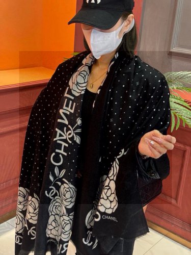 0 new cashmere model Xiaoxiang [Camellia Scarf]~Super uplifting! Advanced femininity!_7459