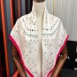 0 New Chanel The 2025 Constellation Square Scarf is made of exquisite handmade twill