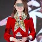 0 New Gucci Flower Scarf Exquisite Hand Curled Silk Twill [Celebration] Glossy and Sm