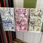0 New Gucci Flower Scarf Exquisite Hand Curled Silk Twill [Celebration] Glossy and Sm_4614