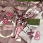 0 New Gucci Flower Scarf Exquisite Hand Curled Silk Twill [Celebration] Glossy and Sm_4614