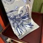 0 New Gucci Flower Scarf Exquisite Hand Curled Silk Twill [Celebration] Glossy and Sm_4615