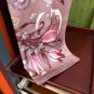0 New Gucci Flower Scarf Exquisite Hand Curled Silk Twill [Celebration] Glossy and Sm_6510