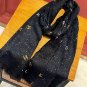 0 Shining Scarf New Customer Supply Silver Thread Cashmere Fabric Long Scarf Beautiful_7446