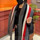 0 unisex, 100% pure cashmere Gucci high-end cashmere knitted scarf! 】Formal, casual, a_3566