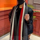 0 unisex, 100% pure cashmere Gucci high-end cashmere knitted scarf! 】Formal, casual, a_6009