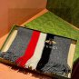 0 unisex, 100% pure cashmere Gucci high-end cashmere knitted scarf! 】Formal, casual, a_6009