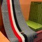 0 unisex, 100% pure cashmere Gucci high-end cashmere knitted scarf! 】Formal, casual, a_6009
