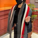 0 unisex, 100% pure cashmere Gucci high-end cashmere knitted scarf! 】Formal, casual, a_6011